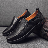 Men's Genuine Leather Slip on Formal Loafers