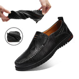 Men's Genuine Leather Slip on Formal Loafers