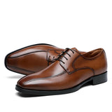 New Men Genuine Cow Leather Buffalo Shoes