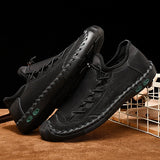 New Fashion Men's Hand-sewn Comfortable Flat Shoes