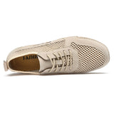 New Men's Breathable Mesh Flats Shoes