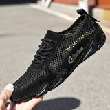 New Men's Breathable Mesh Flats Shoes