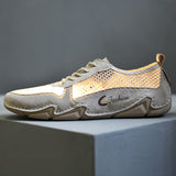 New Men's Breathable Mesh Flats Shoes