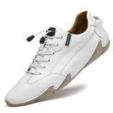 New Leather Splice Lace Up Buiness Shoes