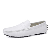 Men's Genuine Leather Soft Slip on Shoes