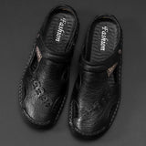 New Men Summer Leather Sandals