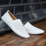 Men's Handmade Breathable Leather Casual Loafers