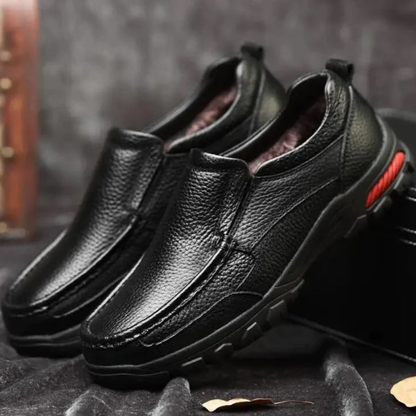 Men's Genuine Leather Comfortable Warm Shoes