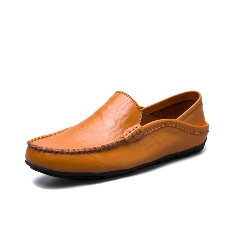Men's Breathable Leather Casual Loafers