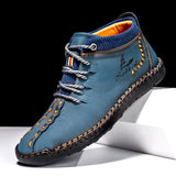 Men's Fashion Hand Stitching Ankle Boots