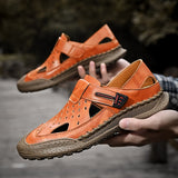 Men's Casual Beach Leather Classic Sandals