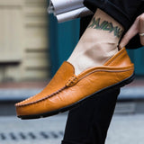 Men's Breathable Leather Casual Loafers