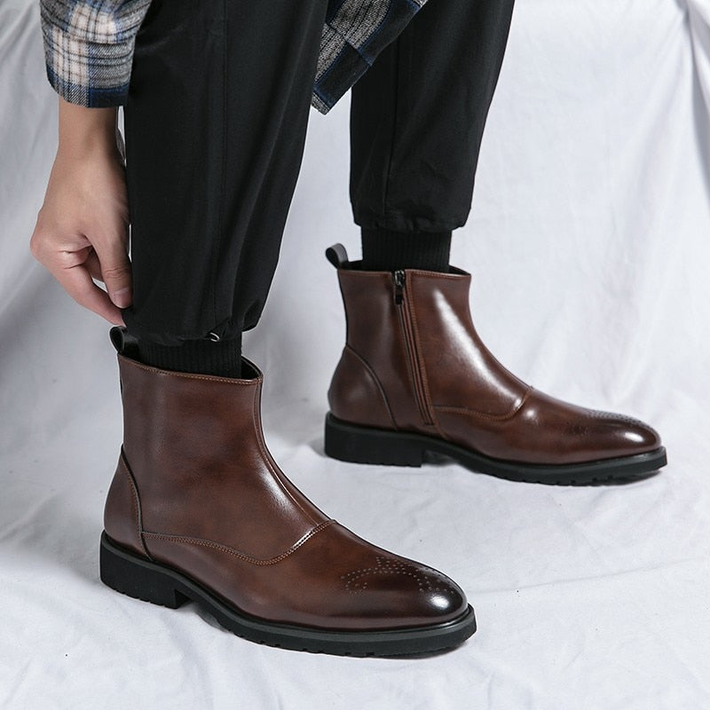 Fashion Men's Casual Ankle Boots