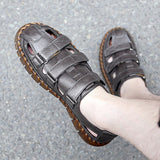 New Men's Handmade Hiking Sandals