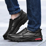 Men's Genuine Leather Comfortable Warm Shoes