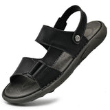 New Men's Classic Leather Soft Sandals