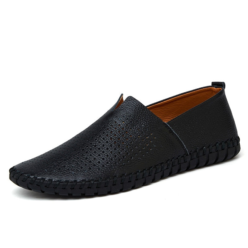 Men's Handmade Breathable Leather Casual Loafers