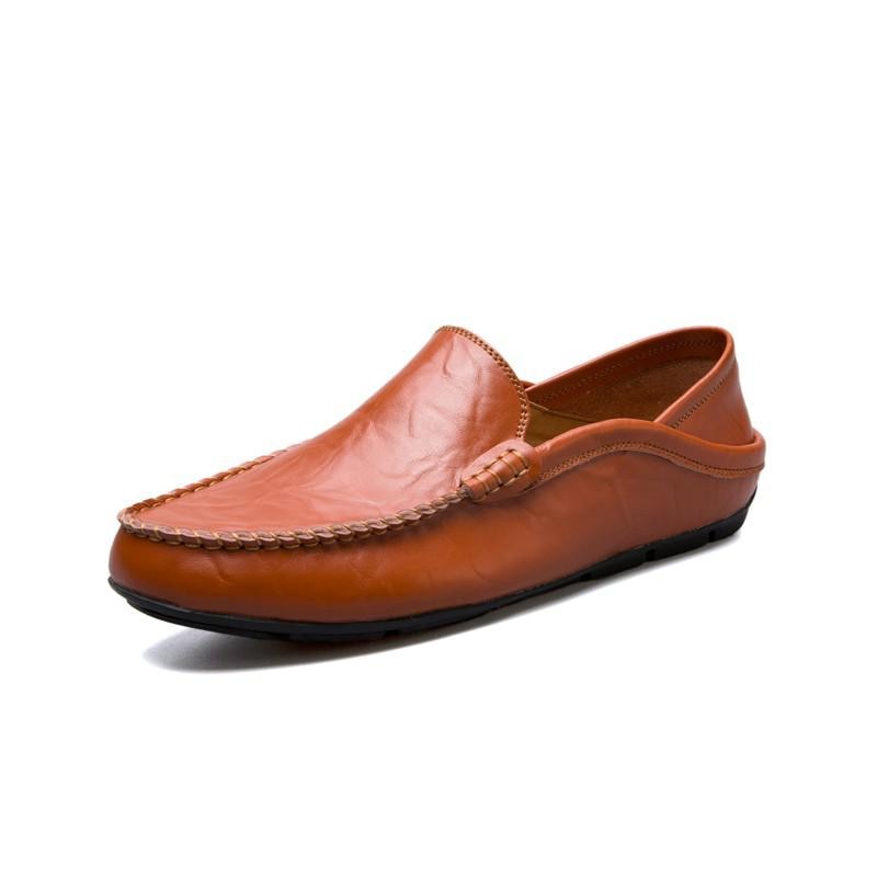 Men's Breathable Leather Casual Loafers