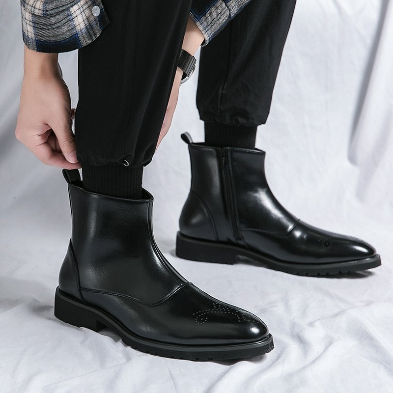Fashion Men's Casual Ankle Boots