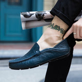 Men's Breathable Leather Casual Loafers