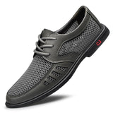 Men's Summer Breathable Leather Casual Shoes