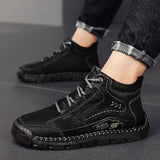 Men's Retro Hand Stitching Ankle Boots