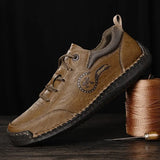 Men Leather Handmade Driving Shoes