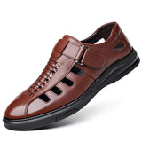 Men's Genuine Leather Comfortable Summer Shoes