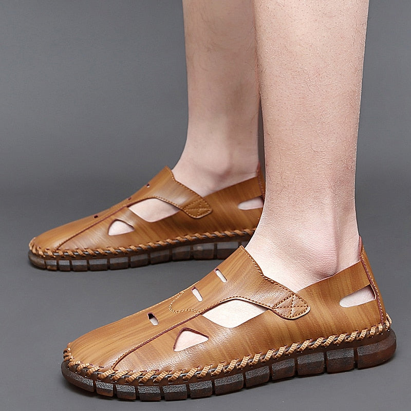 Men's Leather Handmade Outdoor Sandals