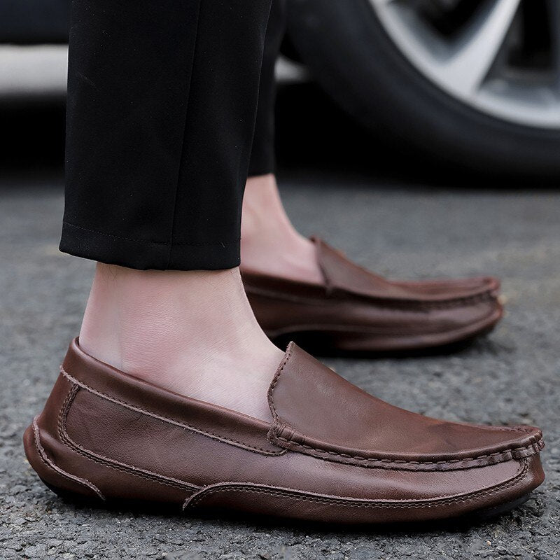 Men's Breathable Leather Causal Shoes