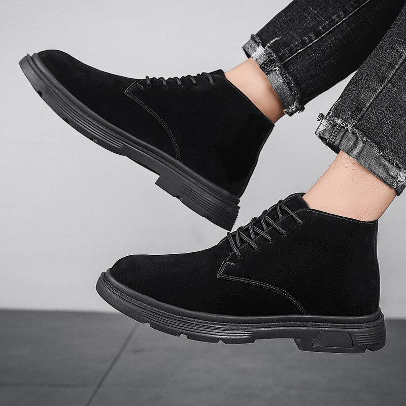 Men's Casual Lace Up Ankle Boots