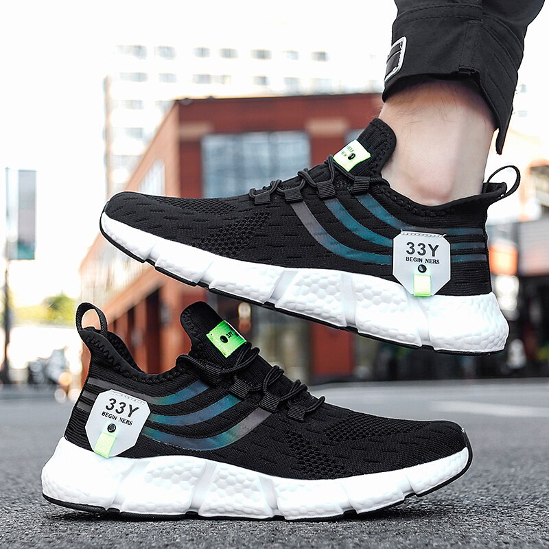 Super Light Breathable Mesh Elastic Sneakers