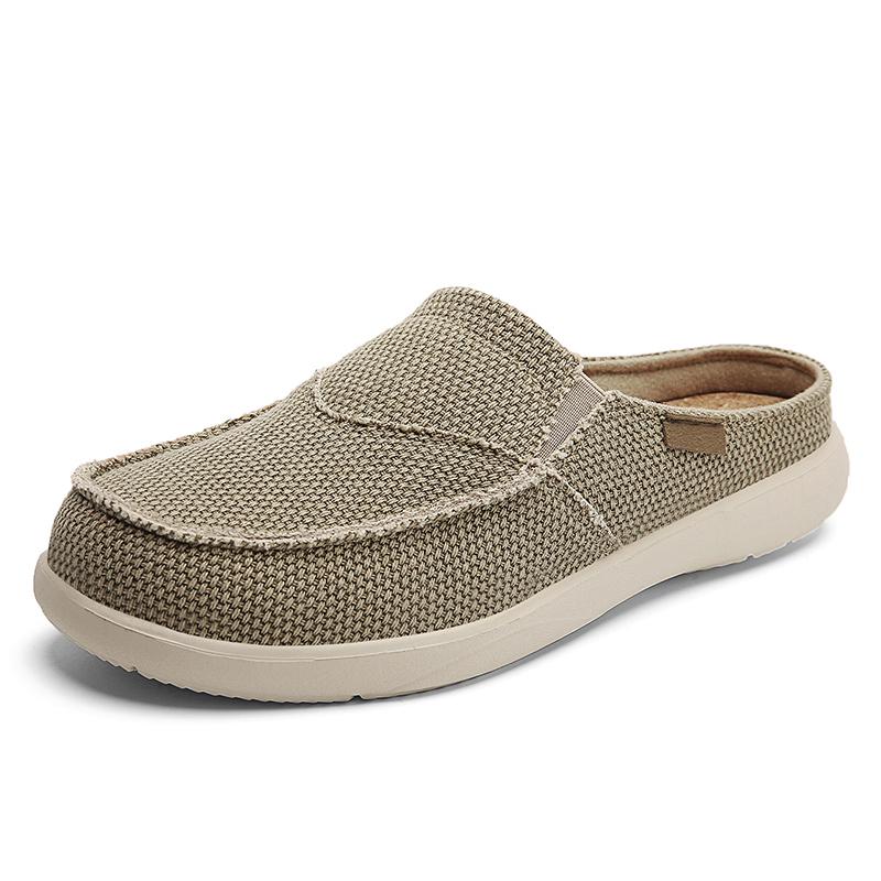 Men's Eco-friendly Flip Flop Non-slip Canvas Slippers