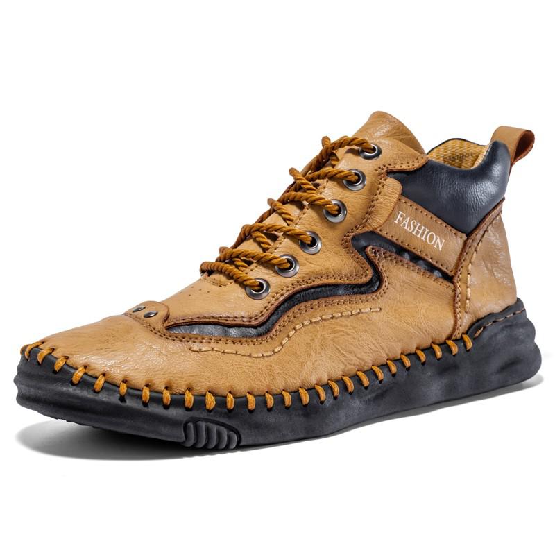 New Men's Plus Size Handmade Boots