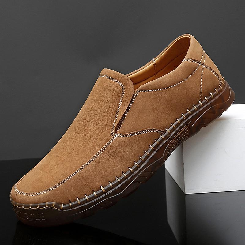 Men's Leather Handmade Outdoor Breathable Shoes