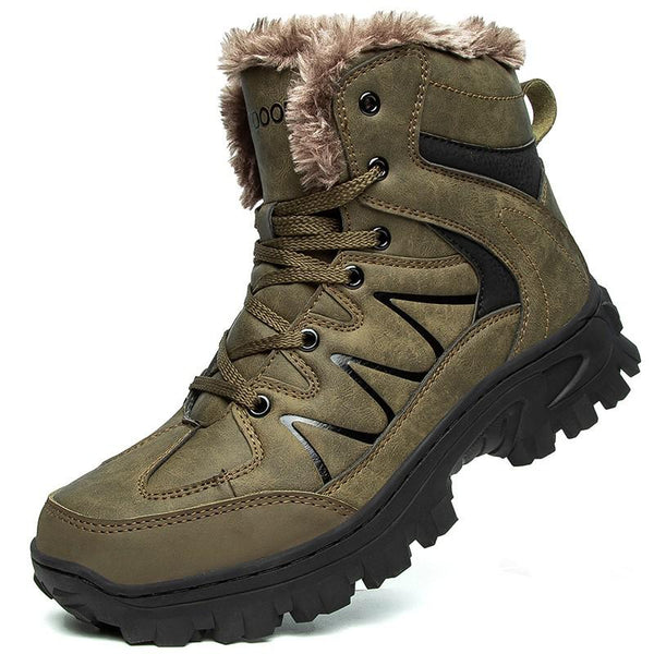 Men's Winter Plush Warm Hiking Boots