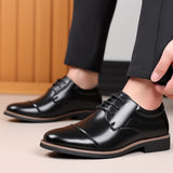 Men's Classic Lace-up Business Shoes