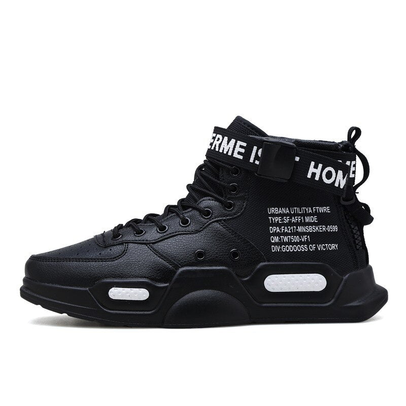 Trendy Men's High-top Sneakers