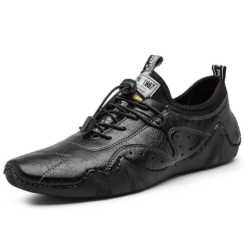 New Men's Handmade Sewing Flats