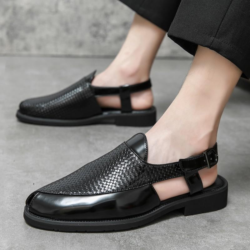 New Men's Fashion Leather Sandals
