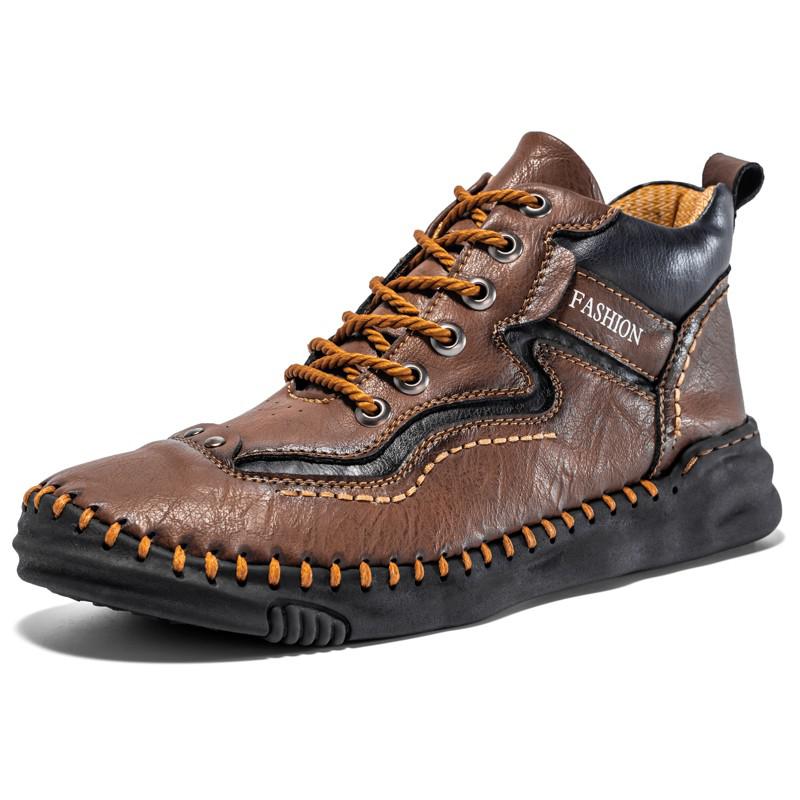 New Men's Plus Size Handmade Boots