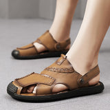 Men's Summer Genuine Leather Beach Sandals