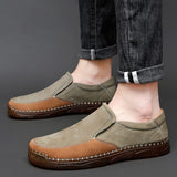 Men's Leather Handmade Outdoor Breathable Shoes
