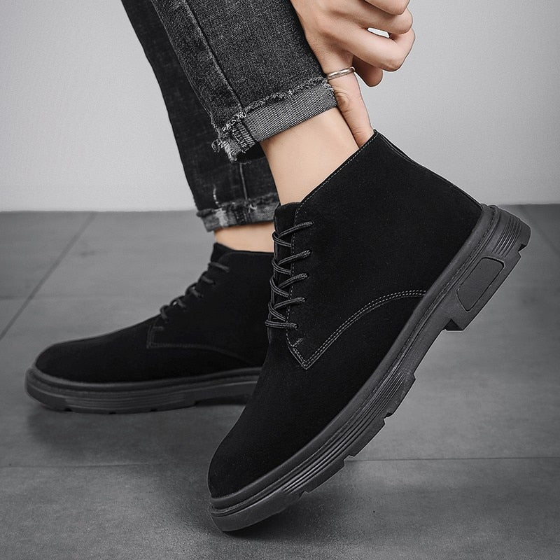 Men's Casual Lace Up Ankle Boots