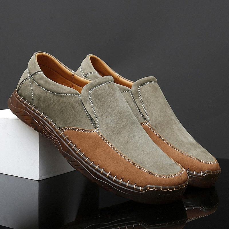 Men's Leather Handmade Outdoor Breathable Shoes