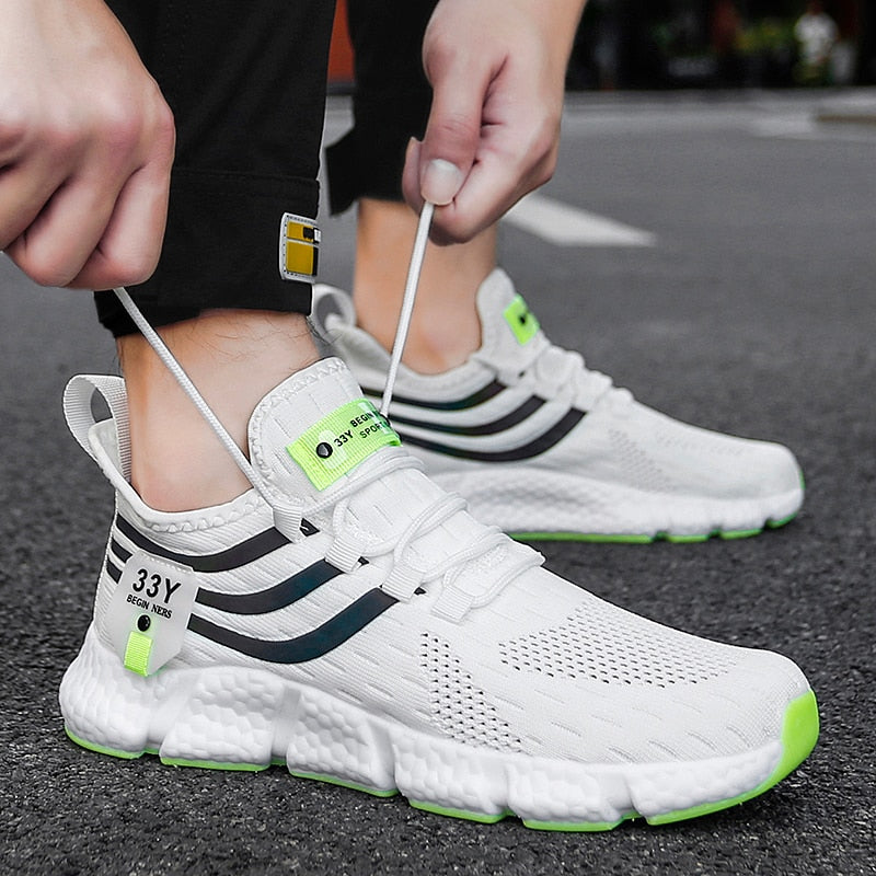 Super Light Breathable Mesh Elastic Sneakers