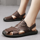 Men's Summer Genuine Leather Beach Sandals