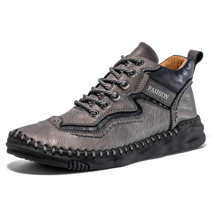 New Men's Plus Size Handmade Boots
