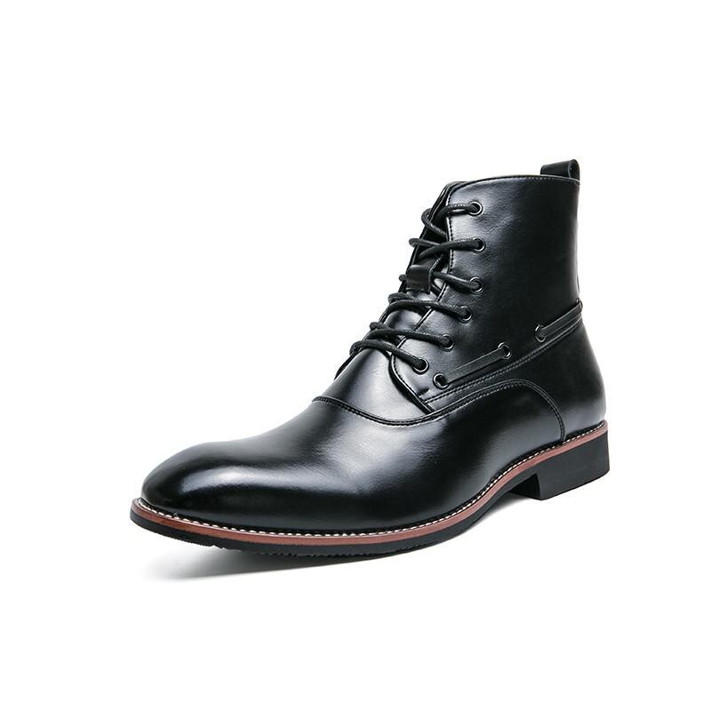 New Men's British Style Pointed Toe Chelsea Boots