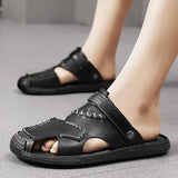 Men's Summer Genuine Leather Beach Sandals